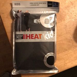 Kids long Johns: black. Still in the package-